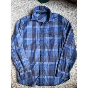 Vortex Optics Trail Call Tech Blue Flannel, Mens Medium, Excellent Condition